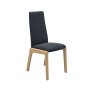Stressless Laurel Medium High Back Dining Chair with D100 Legs in Leather Stressless Laurel Medium High Back Dining Chair with D100 Legs in Leather