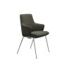 Stressless Laurel Large Low Back Dining Chair with Arms and D300 Legs in Leather Stressless Laurel Large Low Back Dining Chair with Arms and D300 Legs in Leather