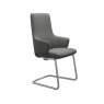 Stressless Laurel Large High Back Dining Chair with Arms and D400 Legs in Leather Stressless Laurel Large High Back Dining Chair with Arms and D400 Legs in Leather
