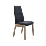 Stressless Mint High Back Dining Chair with D100 Legs in Leather