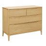 Rimini 4 Drawer Low Wide Chest Angled