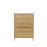 Ercol Ercol Rimini 6 Drawer Tall Wide Chest