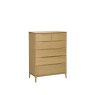 Ercol Ercol Rimini 6 Drawer Tall Wide Chest