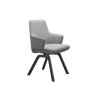 Stressless Vanilla Low Back Dining Chair with Arms and D200 Legs in Fabric