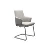 Stressless Vanilla Low Back Dining Chair with Arms and D400 Legs in Leather