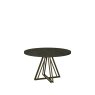 Athena Fumed Oak 4 Seater Circular Dining Table