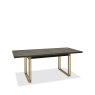 Bentley Designs Athena Fumed Oak 4-6 Extension Dining Table