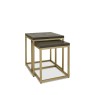 Bentley Designs Athena Fumed Oak Nest of Tables