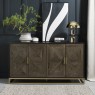 Bentley Designs Athena Fumed Oak Wide Sideboard