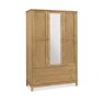 Bentley Designs Atlanta Oak Triple Wardrobe