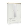 Bentley Designs Atlanta Two Tone Triple Wardrobe