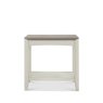 Bergen Grey Washed Oak & Soft Grey Side Table