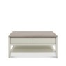 Bentley Designs Bergen Grey Washed Oak & Soft Grey Coffee Table with Drawer