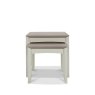 Bentley Designs Bergen Grey Washed Oak & Soft Grey Nest of Lamp Tables