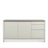 Bentley Designs Bergen Grey Washed Oak & Soft Grey Wide Sideboard