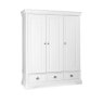 Bentley Designs Chantilly White Triple Wardrobe