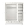 Bentley Designs Chantilly White Triple Wardrobe