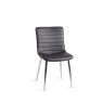 Rothko Chair in Black Faux Leather (Pair)