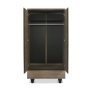 Bentley Designs Tivoli Weathered Oak Double Wardrobe