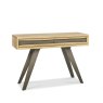 Cadell Aged Oak Console Table with Drawers