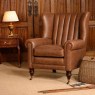 Dunmore Leather Chair Lifestyle