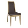 Romana Padded Back Dining Chair Chocolate