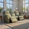 G Plan Kingsbury 3 Seater Curved Double Recliner in Leather G Plan Kingsbury 3 Seater Curved Double Recliner in Leather