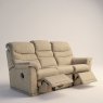 Malvern 3 Seater (3 Cushion) Double Recliner in Fabric