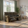 G Plan G Plan Malvern 3 Seater (3 Cushion) Double Recliner in Leather