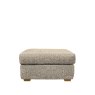 G Plan Seattle Footstool with Show Wood in Fabric