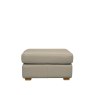 G Plan G Plan Seattle Footstool with Show Wood in Leather