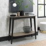 Bentley Designs Vintage Weathered Oak Console Table with Shelf