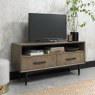 Bentley Designs Vintage Weathered Oak Entertainment Unit