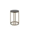 Bentley Designs Chevron Peppercorn Ash Side Table