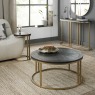 Bentley Designs Chevron Peppercorn Ash Coffee Table