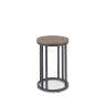 Bentley Designs Chevron Weathered Ash Side Table