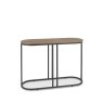 Bentley Designs Chevron Weathered Ash Console Table