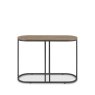Bentley Designs Chevron Weathered Ash Console Table
