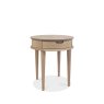 Bentley Designs Dansk Scandi Oak Lamp Table with Drawer