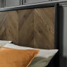 Bentley Designs Sienna Fumed Oak & Peppercorn 180cm Panel Bedstead