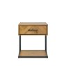 Bentley Designs Riva Oak 1 Drawer Nightstand