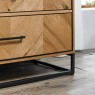 Bentley Designs Riva Oak 3 Drawer Chest