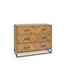 Bentley Designs Riva Oak 3 Drawer Chest