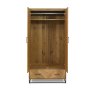 Bentley Designs Riva Oak Double Wardrobe