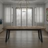 Emerson Weathered Oak & Peppercorn 6-8 Extension Dining Table