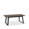 Bentley Designs Emerson Weathered Oak & Peppercorn 6-8 Extension Dining Table