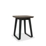 Bentley Designs Emerson Weathered Oak & Peppercorn Lamp Table