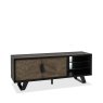 Bentley Designs Emerson Weathered Oak & Peppercorn Entertainment Unit