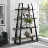 Bentley Designs Emerson Weathered Oak & Peppercorn Open Display Unit