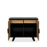 Bentley Designs Emerson Rustic Oak & Peppercorn Narrow Sideboard